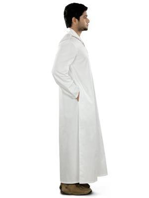 White Plain Cotton Galabiyyas 3