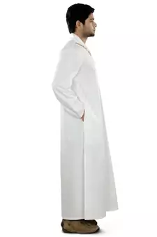 White Plain Cotton Galabiyyas