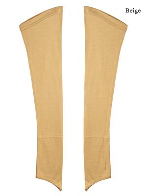 MyBatua Beige Jersey Sleeves 1