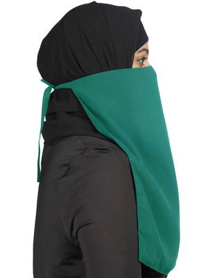 MyBatua Green Lamah Niqab 2