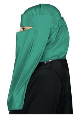 MyBatua Green Lamah Niqab 2