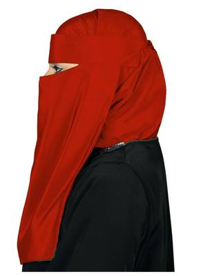 MyBatua Orange Lamah Niqab 2