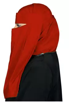 MyBatua Orange Lamah Niqab