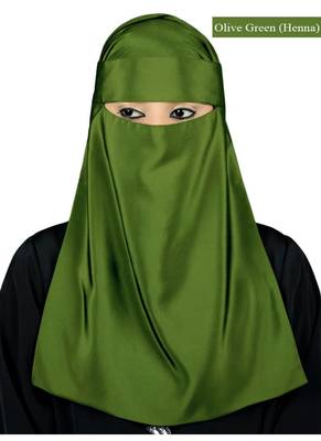 MyBatua Green Lamah Niqab 1