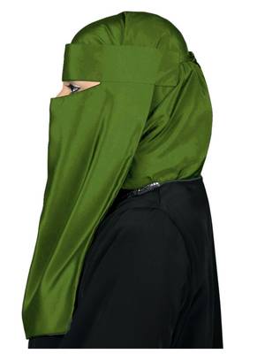 MyBatua Green Lamah Niqab 2