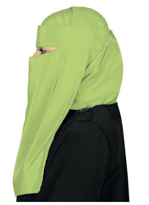 MyBatua Green Lamah Niqab 2