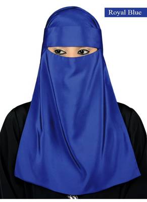 MyBatua Royal Blue Lamah Niqab 1