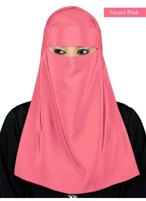 MyBatua Pink Lamah Niqab 1