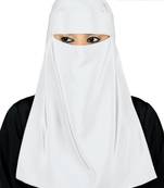 MyBatua White Lamah Niqab