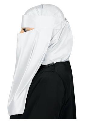 MyBatua White Lamah Niqab 2