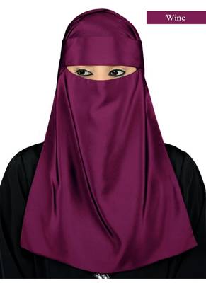 MyBatua Wine Lamah Niqab 1