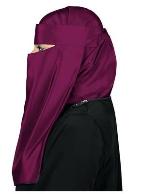 MyBatua Wine Lamah Niqab 2