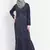 Nazneen Full Embellished Navy Party Abaya