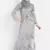 Nazneen Full Embellished Grey Party Abaya