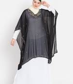Nazneen Double Layer Embellished EID Party Abaya