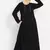 Nazneen Pleat And Decerative Button Abaya
