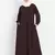 Nazneen Front Open Cuff And Band Casual Abaya