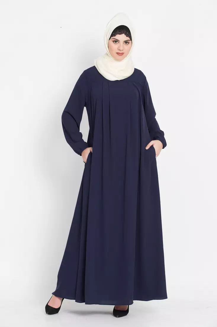 Nazneen Four Pleats At Bust Casual Abaya