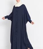 Nazneen Front Open And Cuff With Self Button Butterfly Kaftan