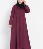 Nazneen Pin Tuck Side Placket Abaya