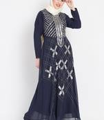 Nazneen Beads Sequins Embellished Party Abaya