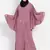 Nazneen Butterfly Sleeve Front Open Pearls Dubai Kaftan