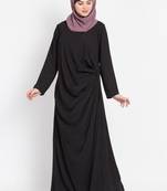Nazneen Pleating At Waist Casual Abaya