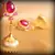 Beautiful Goldplated Uncut Ruby Jhumkas