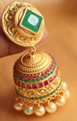 matte jhumkas online