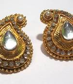Golden stone tops Earring