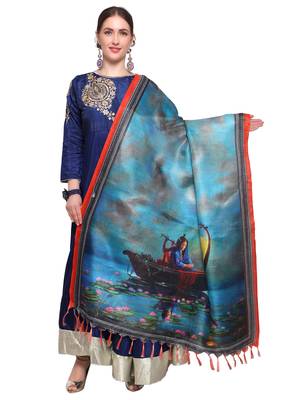 Designer party wear Digital print Dupatta 1