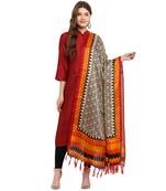 Designer party wear khadi silk dupatta