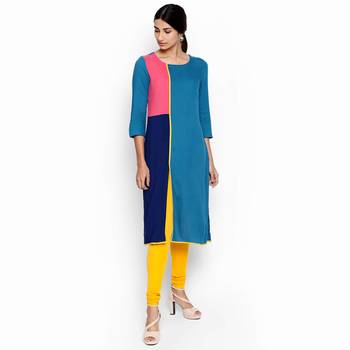 Multicolor rayon kurtas and kurtis 1