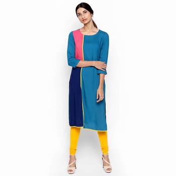 Multicolor rayon kurtas and kurtis 2