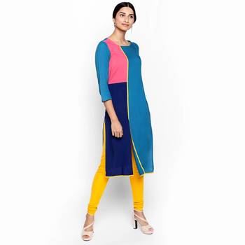 Multicolor rayon kurtas and kurtis 3