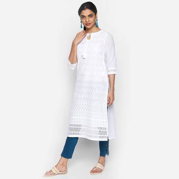 White cambric kurtas and kurtis 2