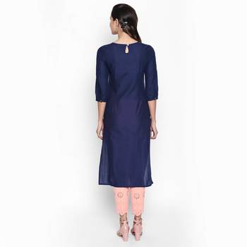 Blue cambric kurtas and kurtis 4