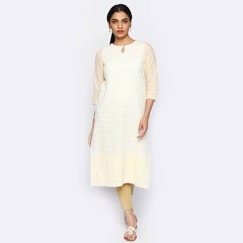 Beige cambric kurtas and kurtis 1