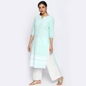Green cambric kurtas and kurtis 2