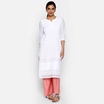 White cambric kurtas and kurtis 1