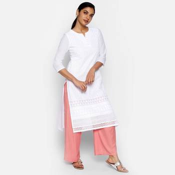 White cambric kurtas and kurtis 3