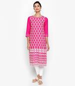 Pink rayon kurtas and kurtis