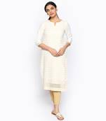 White cambric kurtas and kurtis