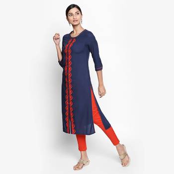Blue rayon kurtas and kurtis 2