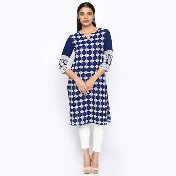 Blue rayon kurtas and kurtis 1