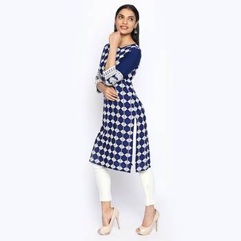 Blue rayon kurtas and kurtis 2