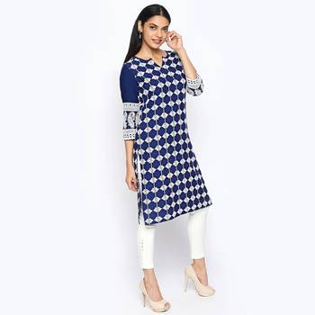 Blue rayon kurtas and kurtis 3