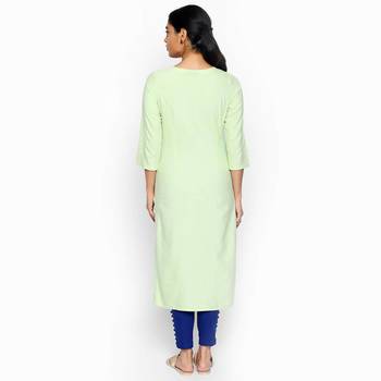 Green linolio kurtas and kurtis 4