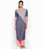 Grey poplin kurtas and kurtis