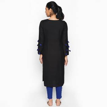 Blue linolio kurtas and kurtis 4